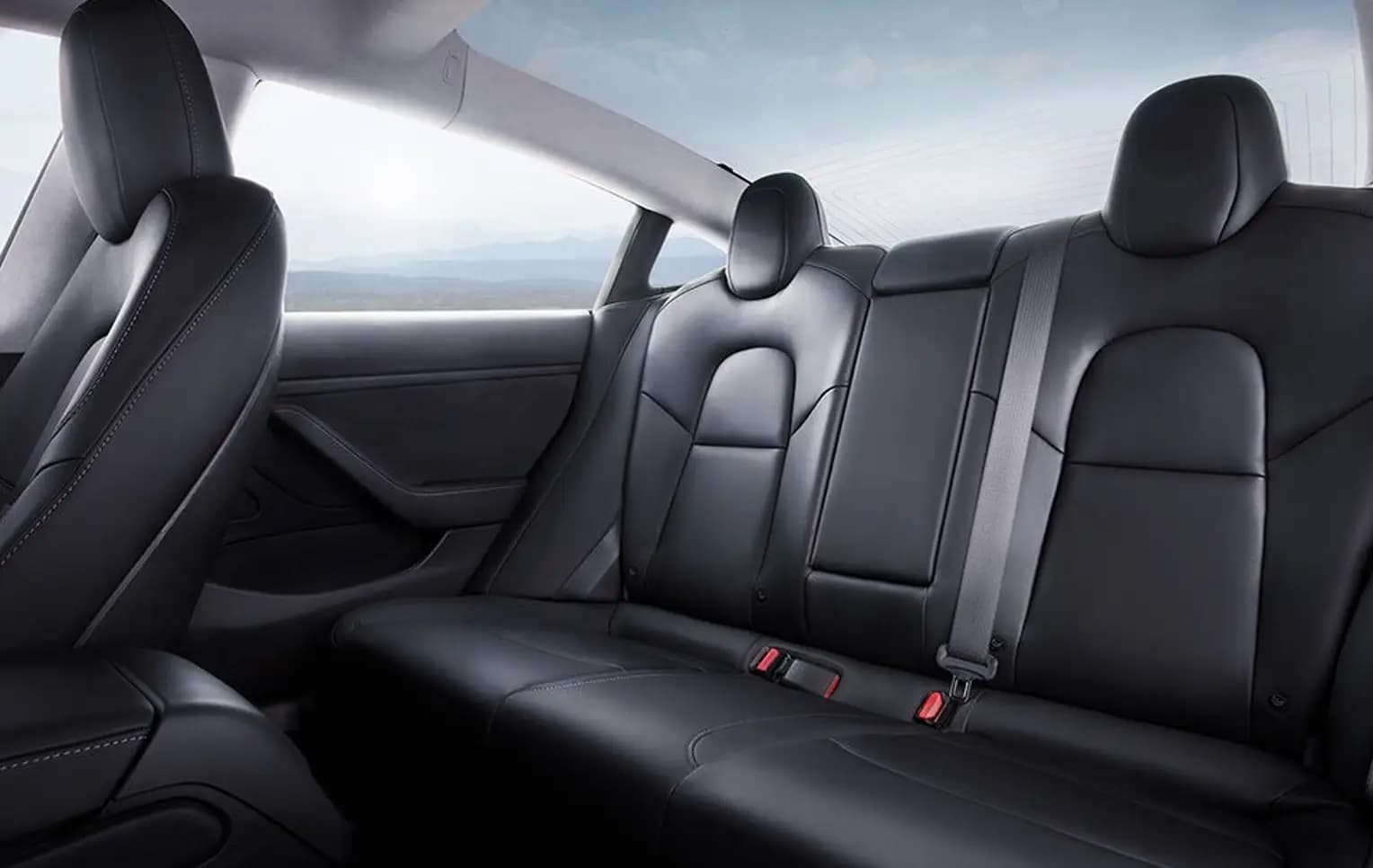 Tesla Model Y — places arrière